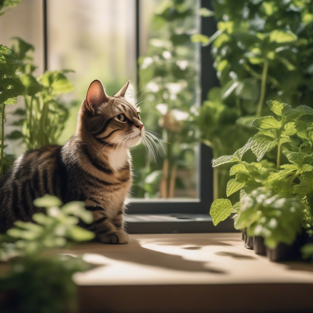 March 2026's Viral Discovery: Treat Your Cat to a Sensory Feast with a 'Bio-Aromatic Scent Garden'!
